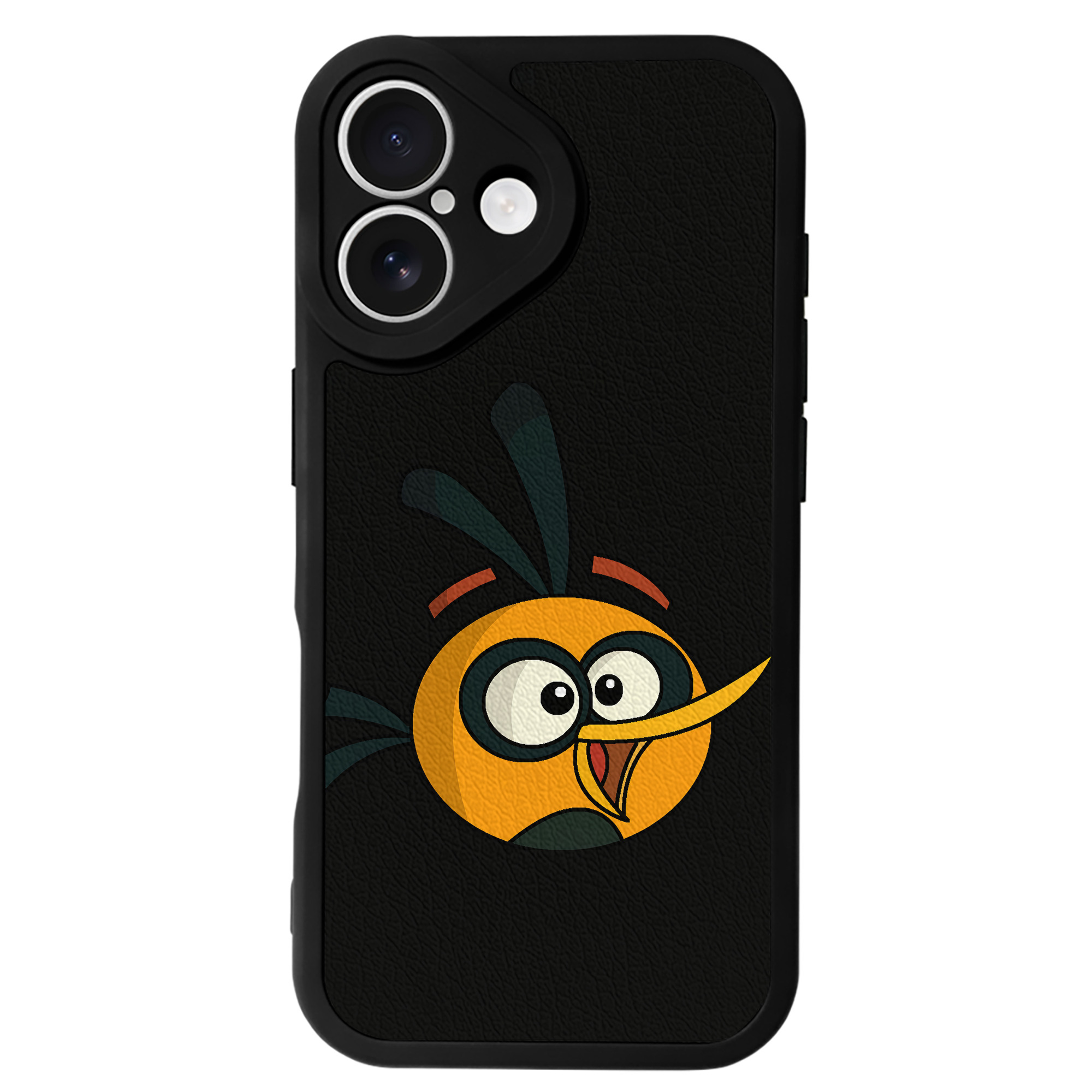 （画像用） Angry Birds アングリーバード 【iPhone 16シリーズ対応】シリコンスマホケース（レザー調） 材質：シリコン